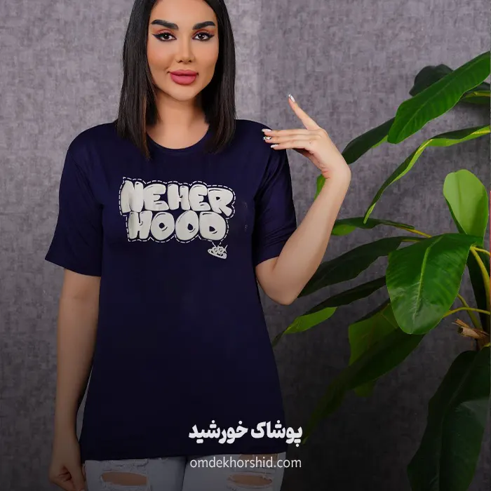 تیشرت ویسکز چاپ پوفکی کد 1