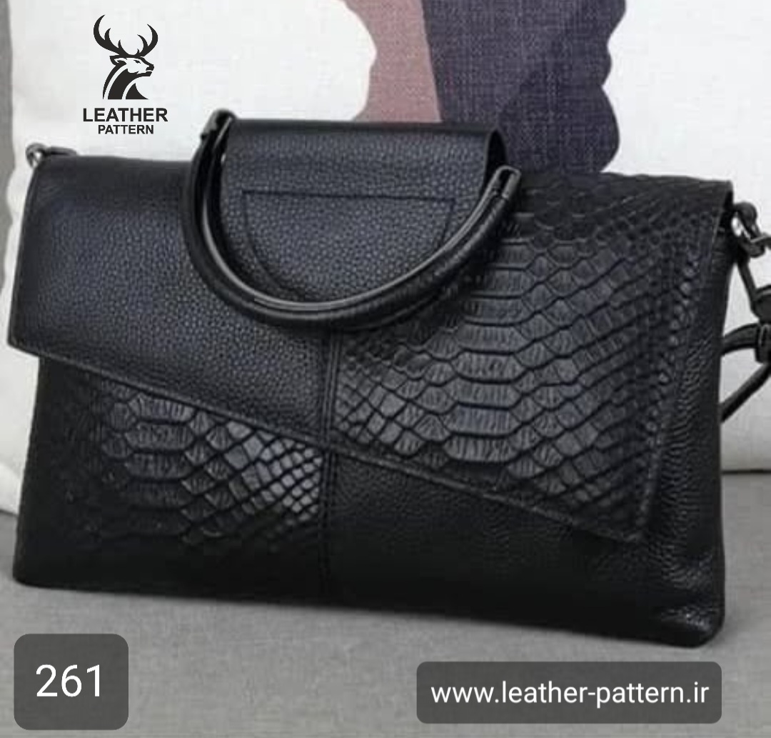 الگو کیف دستی زنانه چرم کد T-261