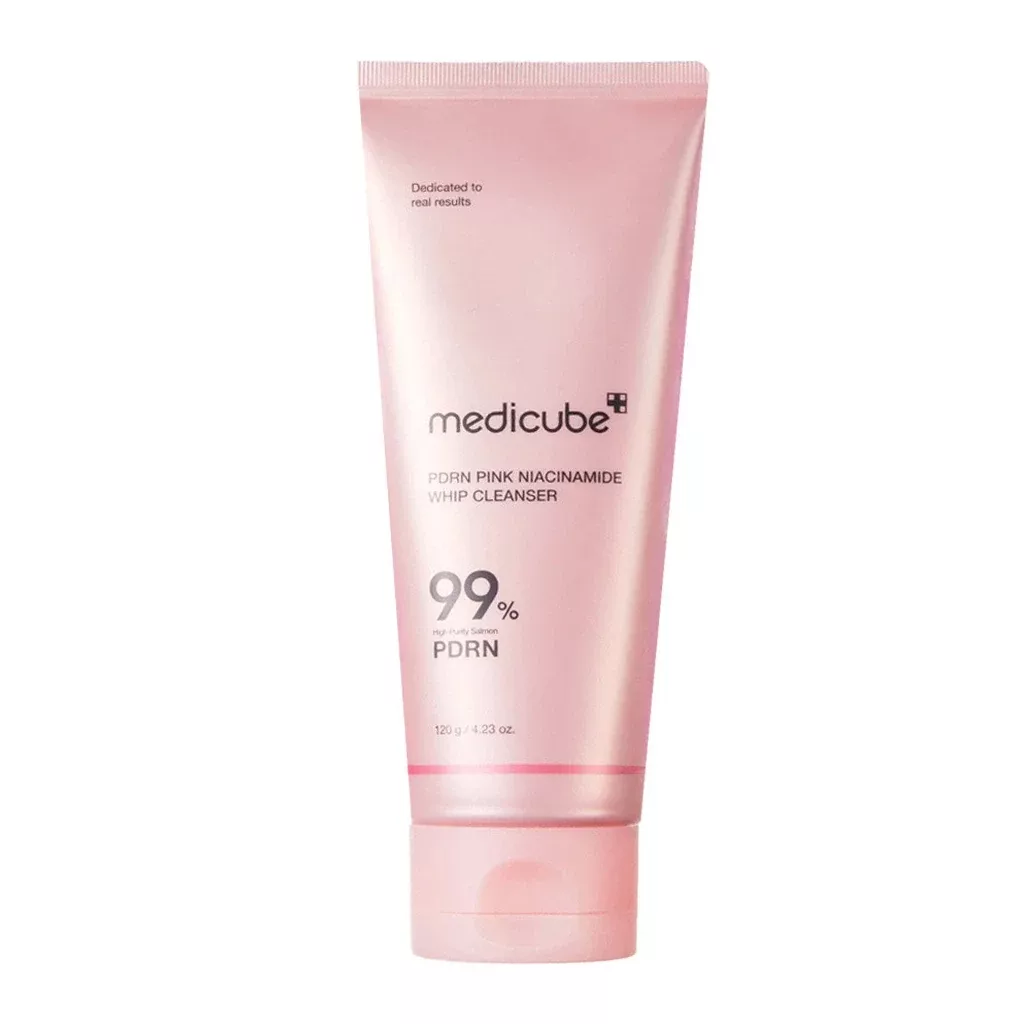 شوینده پی دی آر ان مدی کیوب حاوی نیاسینامید WHIP CLEANSER MEDICUBE PDRN Pink Niacinamide Whip Cleanser 120g