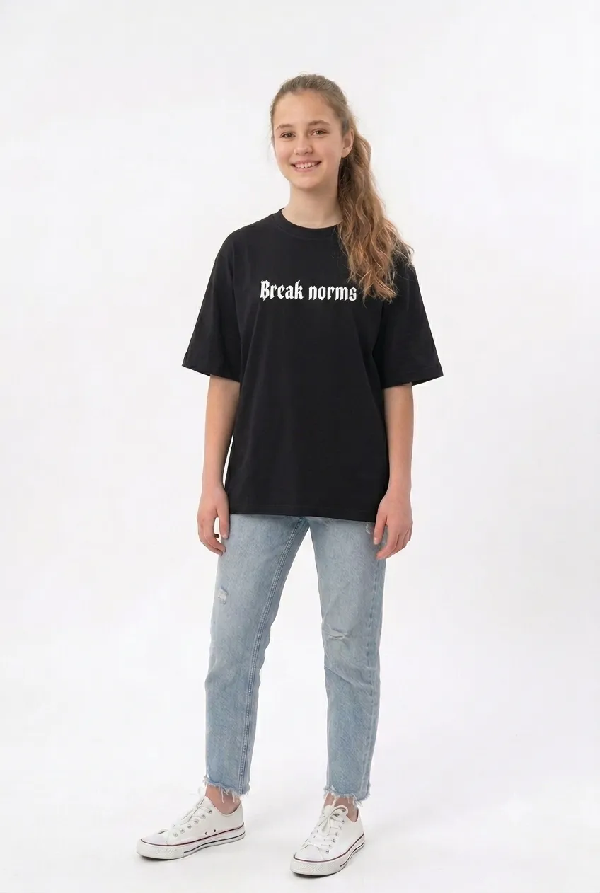 تیشرت طرح BREAK NORMS
