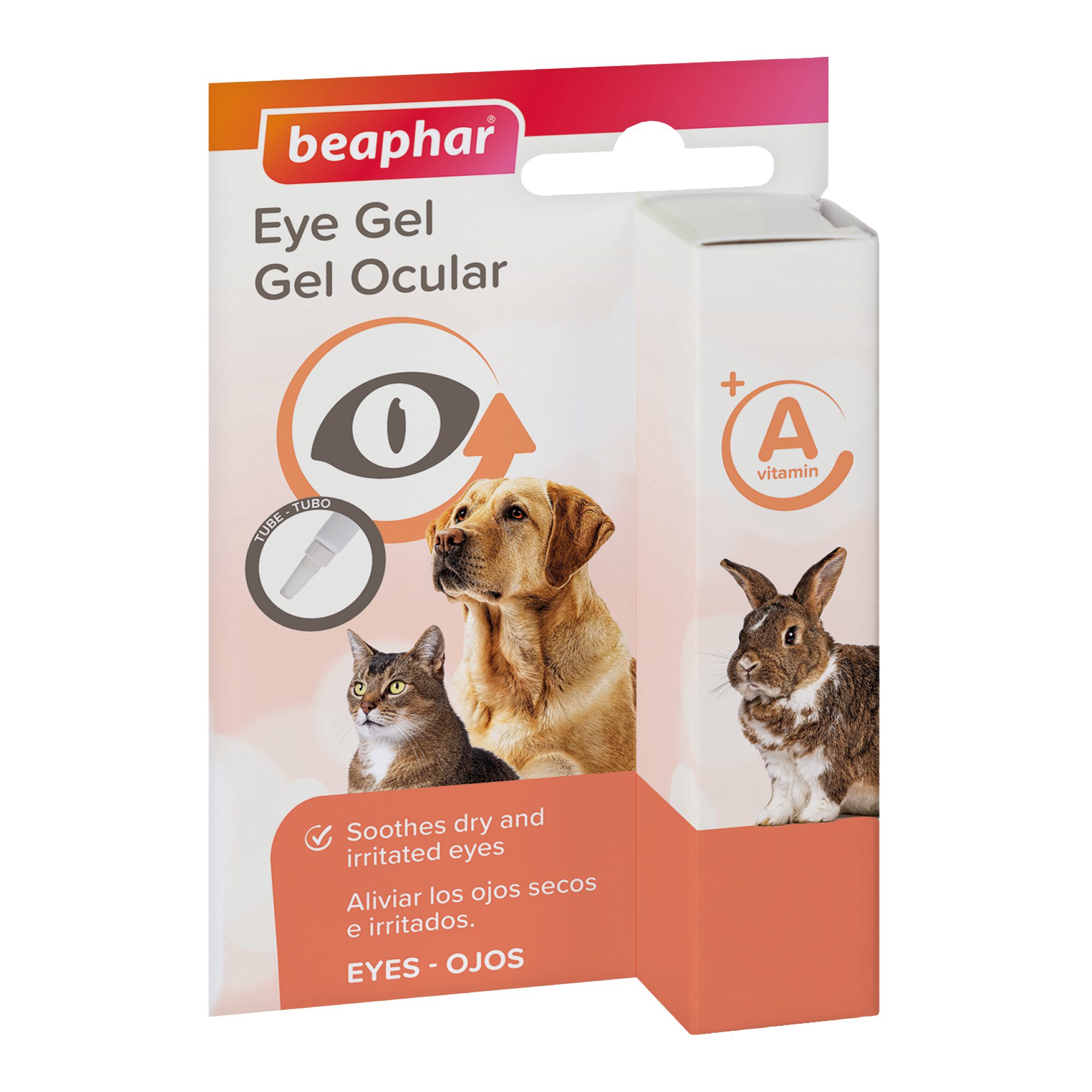 ژل چشمی بیفار مدل Eye Gel مخصوص گربه، سگ و حیوانات کوچک (۵ میلی‌لیتر)Beaphar Eye Gel for Cats, Dogs and Small Animals