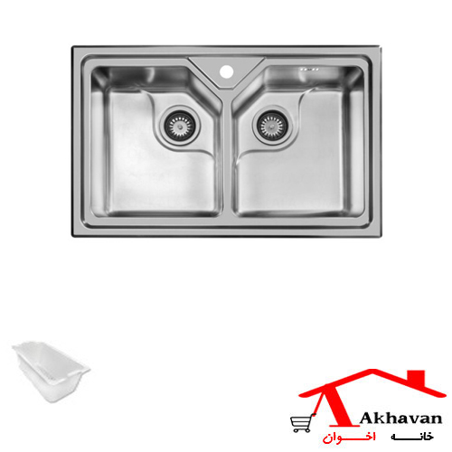 سینک ظرفشویی توکار کد 358 اخوان