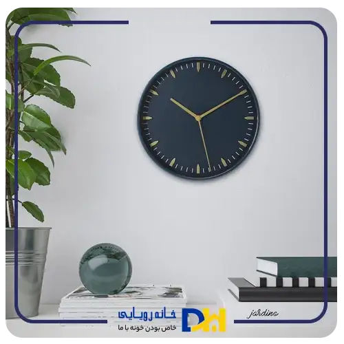 ساعت دیواری مشکی ایکیا SKARIG