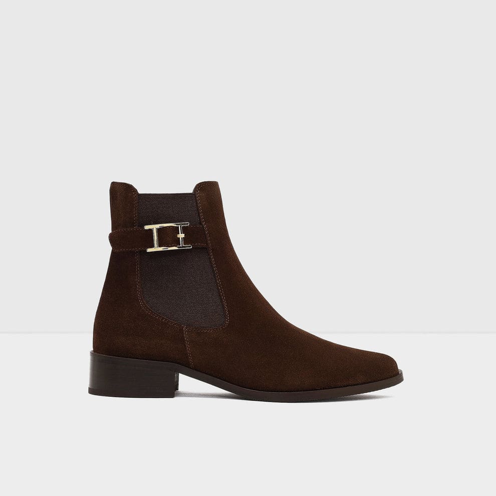 بوت زنانه قهوه‌ای چرمی آلدو GIFU-TR – ALDO