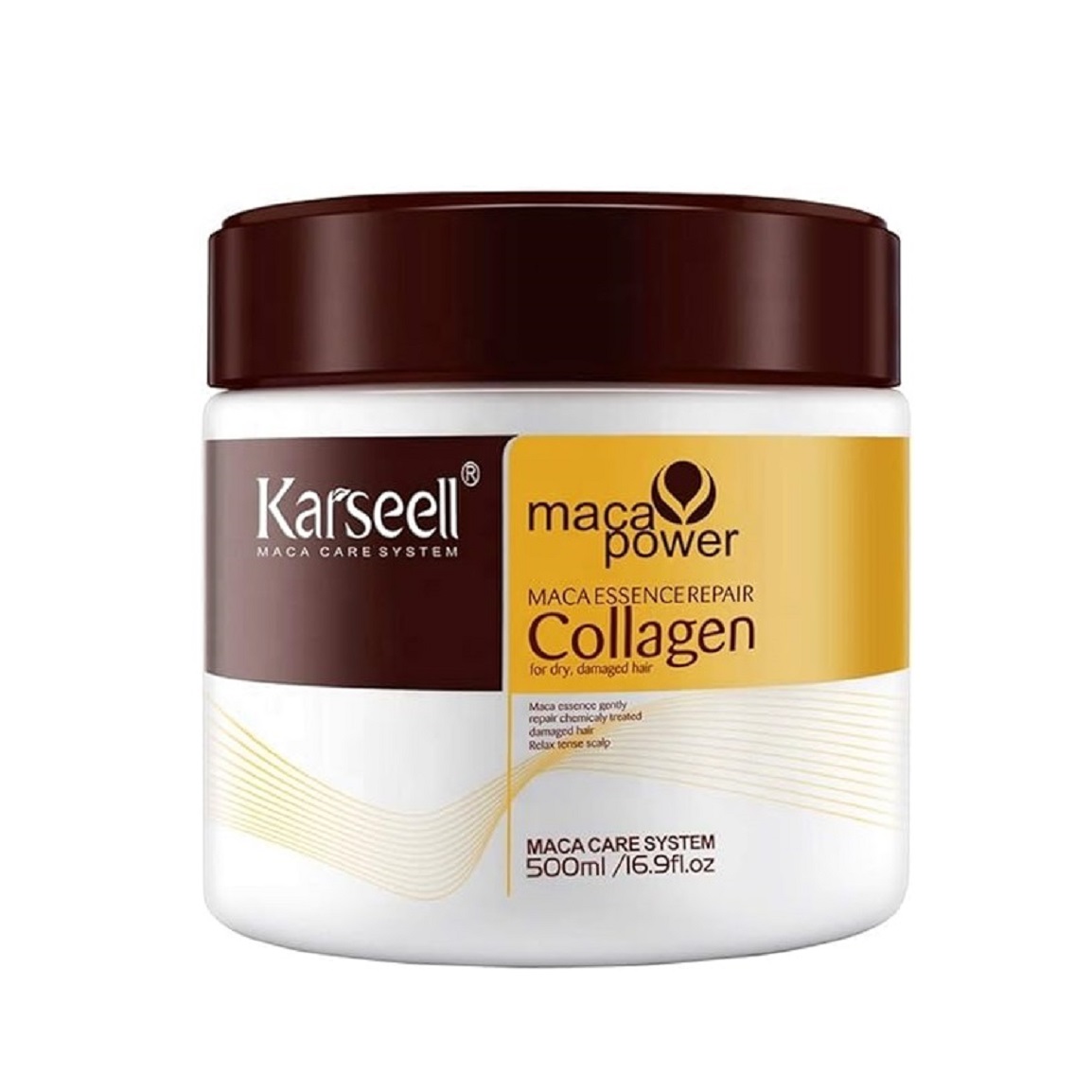 ماسک مو کارسل Maca Essence Repair Hair Mask ترمیمکننده و آبرسان مو