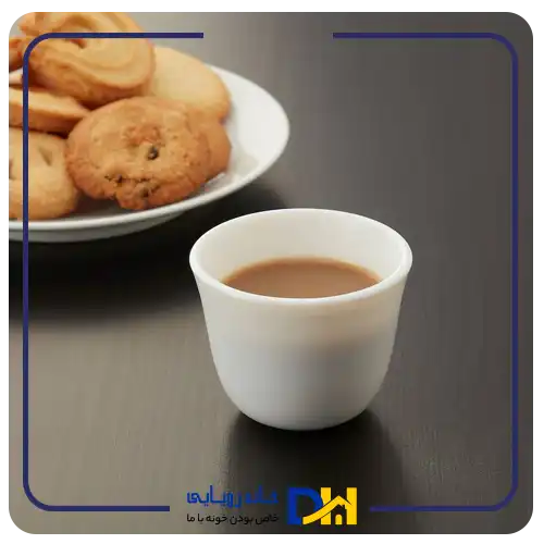 شات قهوه سفید تکی ایکیا LJUMMEN