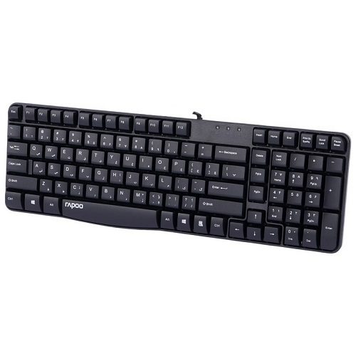کیبورد سیم دار رپو مدل RAPOO NK2400 مشکی