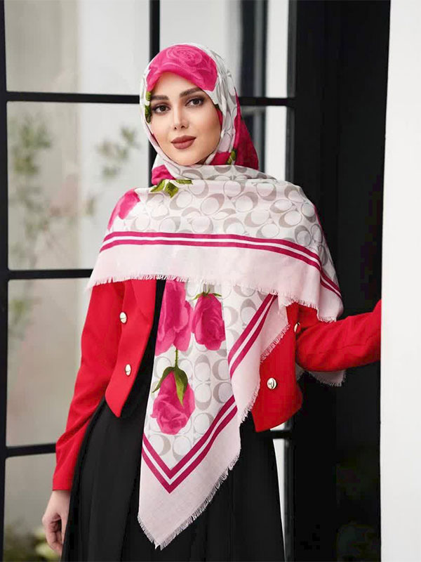 روسری نخی سیا اسکارف کد ۳۷۳