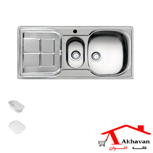 سینک ظرفشویی توکار کد 158 اخوان