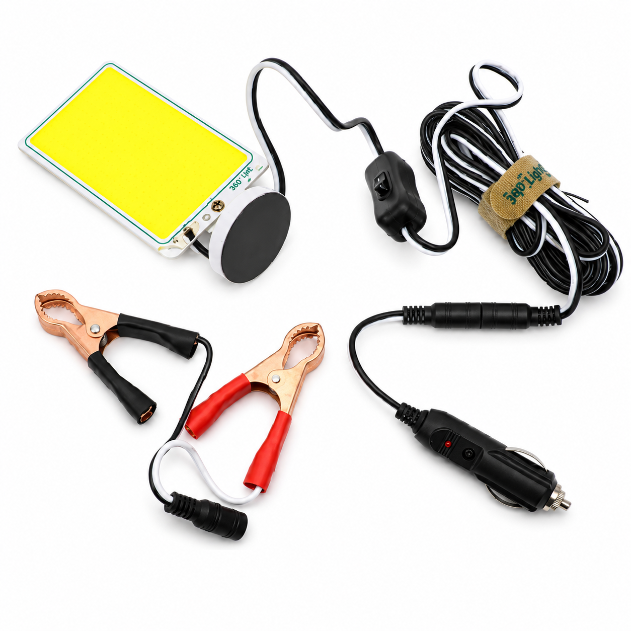 چراغ سیار خودرو 360 لایت پایه دار مدل TM-25