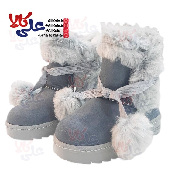 نیم بوت خزدار دخترانه مدل UGG