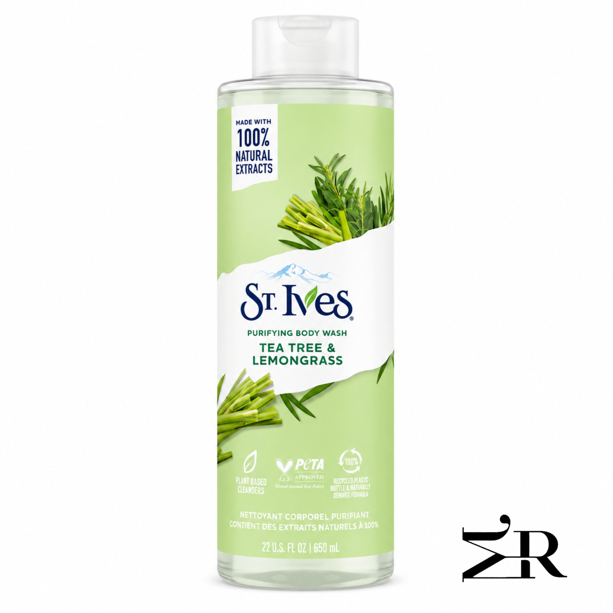 شامپو بدن سینت ایوز |تی تری و لمون گراس | Tea Tree &amp; Lemongrass | حجم 650 میل