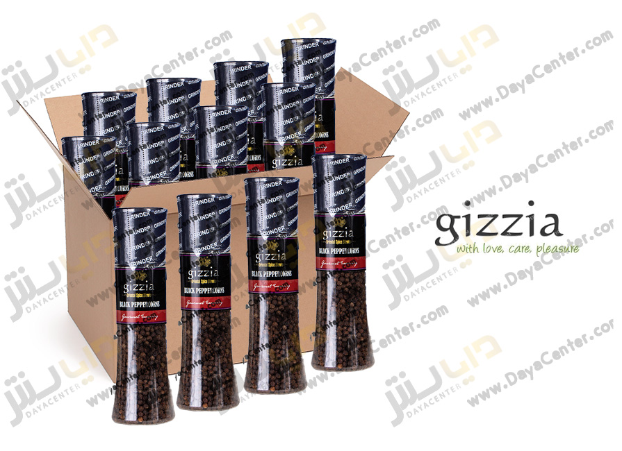 دانه فلفل سیاه گیزیا کارتن 24 عددی