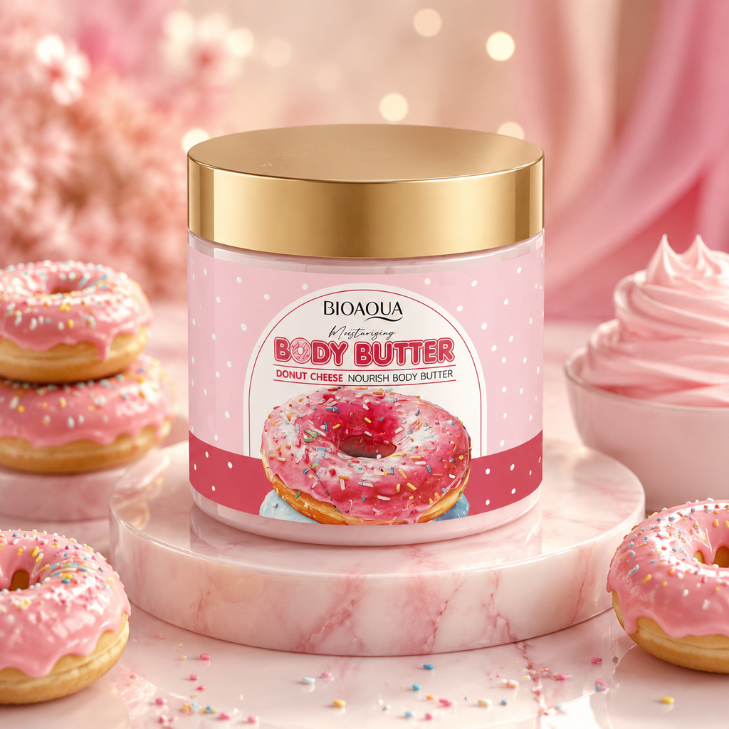 کره بدن بایوآکوا مدل دونات پنیری (Bioaqua Donut Cheese Nourish Body Butter)