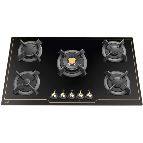 اجاق گاز شیشه ای آلتون مدل IG-540B مشکی