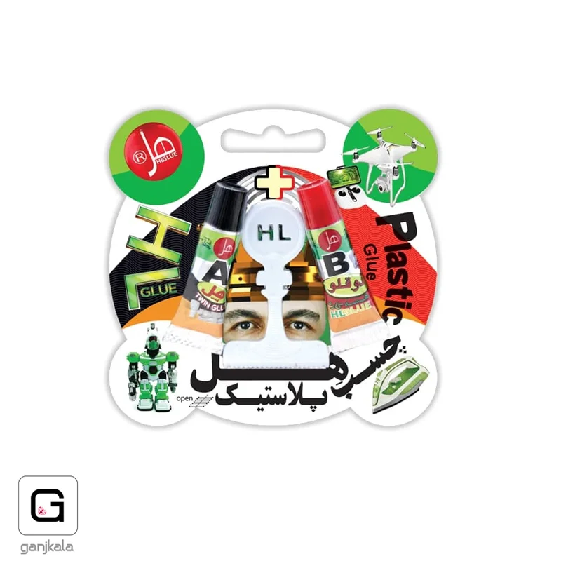 چسب پلاستیک 7 گرم هل