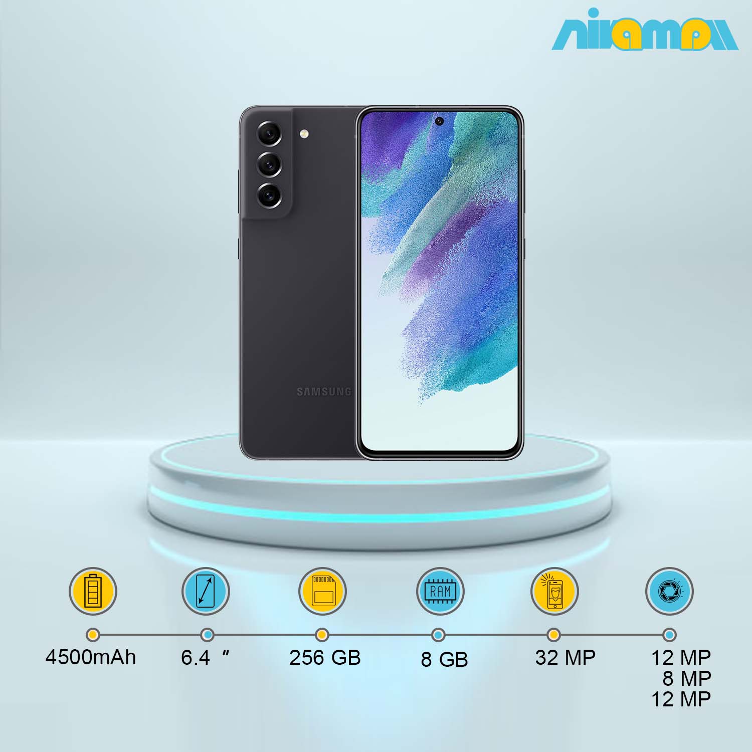 گوشی موبایل سامسونگ مدل Galaxy S21 FE 5G دو سیم‌ کارت ظرفیت 256 گیگابایت و رم8 گیگابایت