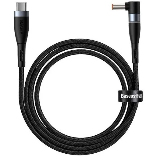 کابل شارژر مگنتی لپ تاپ لنوو بیسوس Baseus Zinc Lenovo Type C to DC CATXC-U01 طول ۲ متر توان ۱۰۰ وات