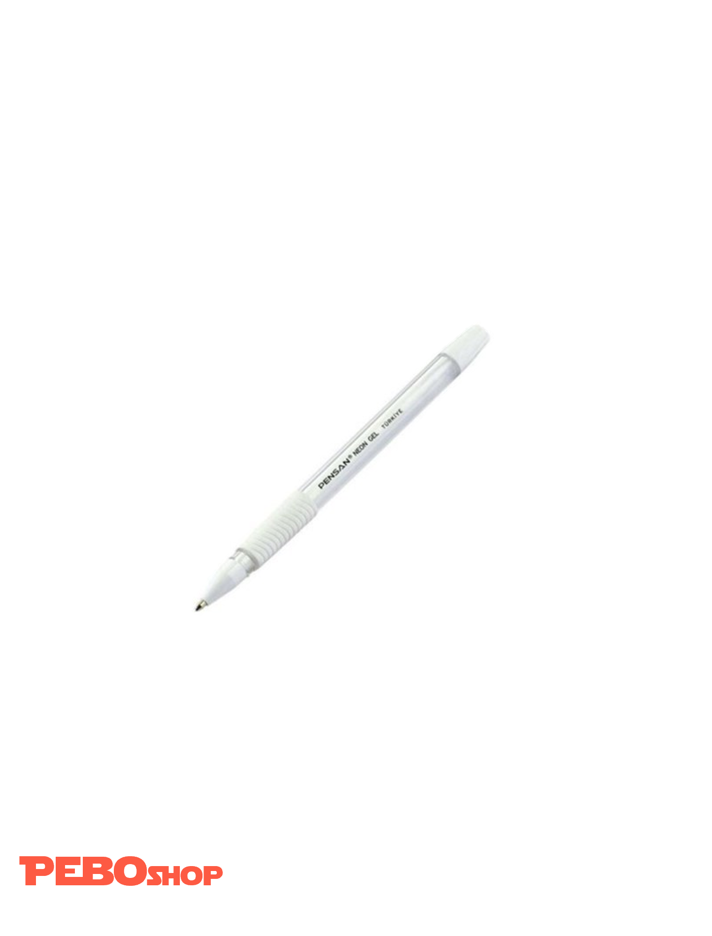 روان‌نويس ژله‌اي سفيد Pensan 1.0mm