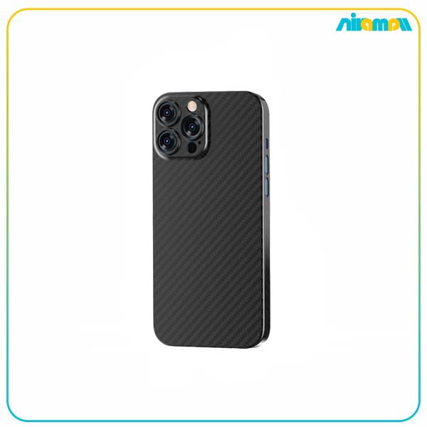 کاور پشت مات محافظ لنزدار گرین لاین مدل Fibra de Carbon مناسب برای گوشی موبایل IPhone 13 Pro Max