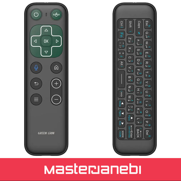 ریموت کنترل بی سیم گرین لاین Green Lion Remote Keyboard and Mouse GNWIRKYMS5BK