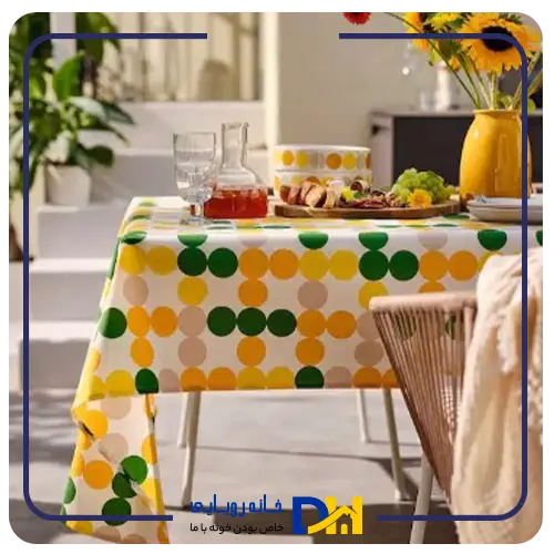 روميزى ضد آب طرح دار ايكيا BROGGAN
