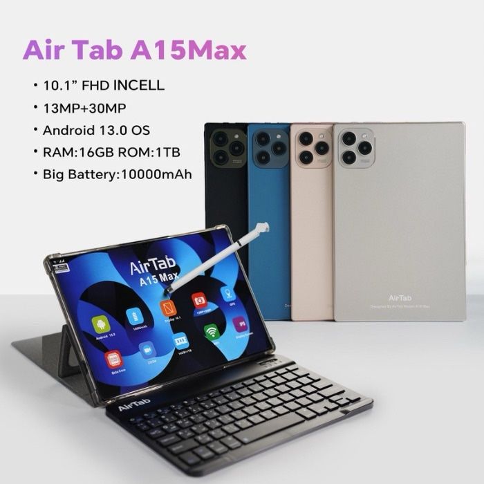 تبلت اندروید 10 اینچ | Air Tab a15 max 4GB RAM + 32GB ROM