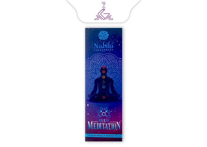 عود شاخه ای دست ساز بلو مدیتیشنBLUE MEDITATION برند نابیلا NABILA