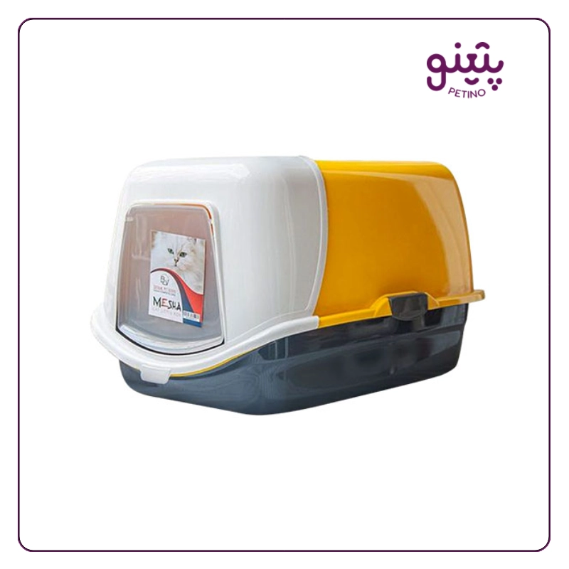 ظرف خاک گربه مسقف مشا هپی پت