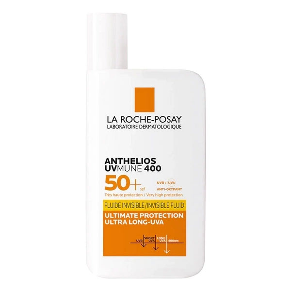 فلوئید ضدآفتاب بی‌رنگ لاروش پوزای +SPF50 مدل UVMune400