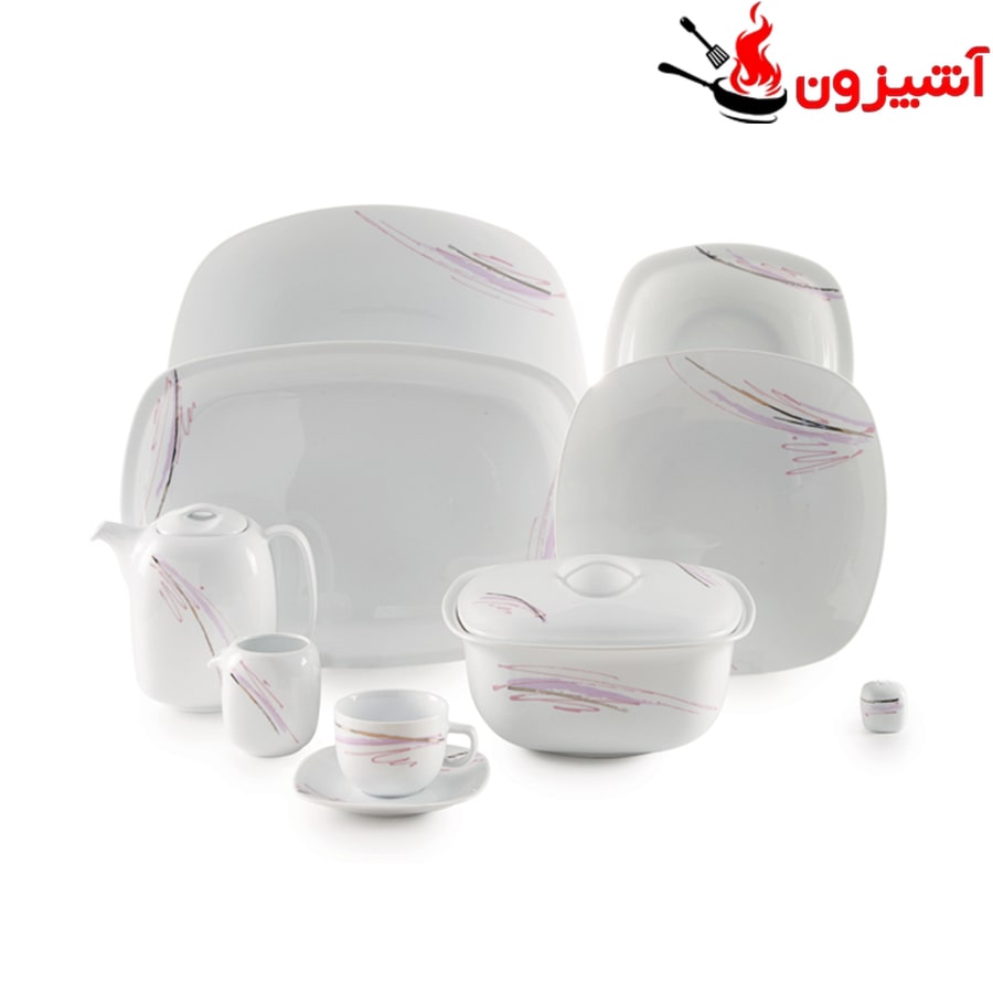 سرویس 98 پارچه 12 نفره طرح آلبا پلاتینی