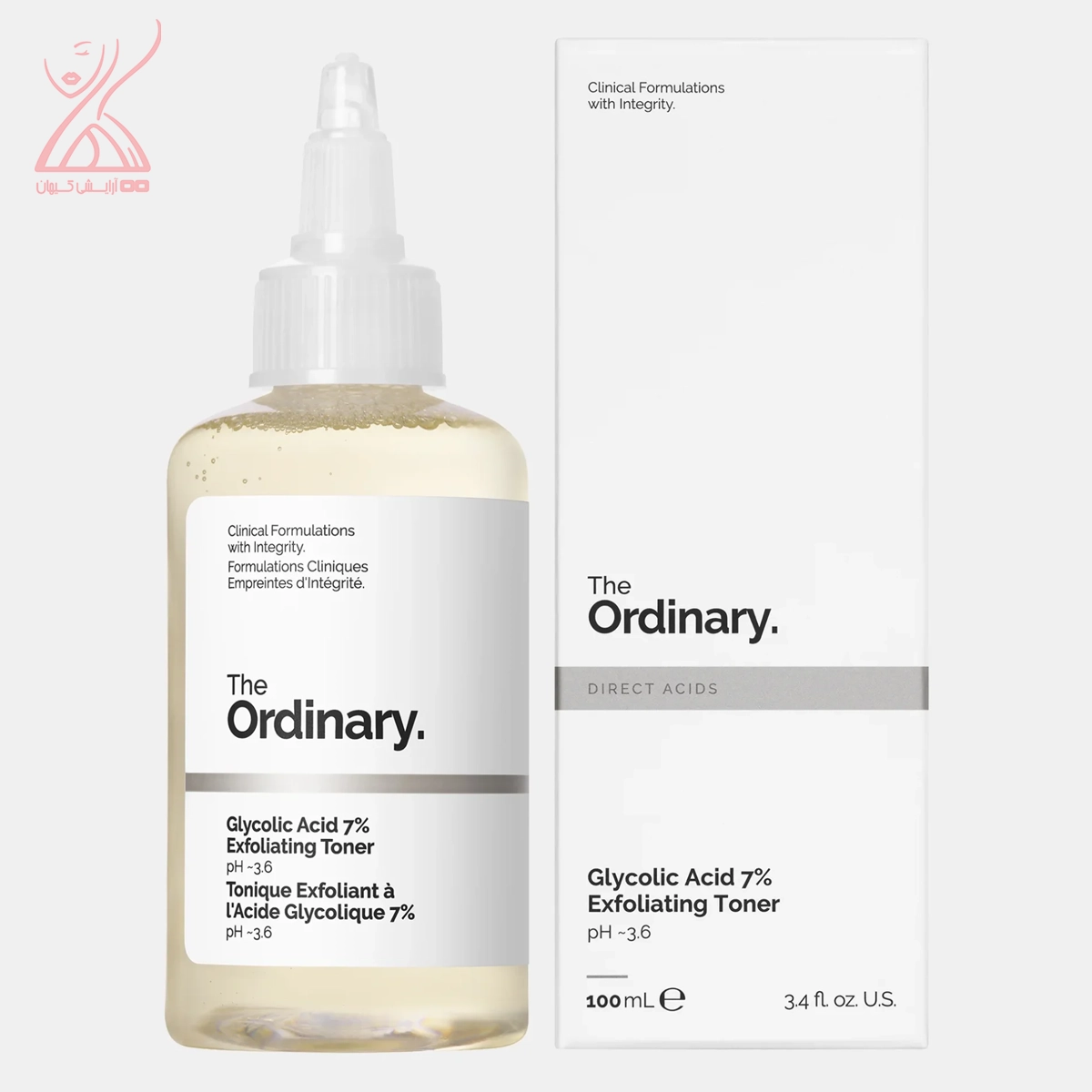 تونر گلیکولیک اسید 7% اوردینری The Ordinary Glycolic Acid