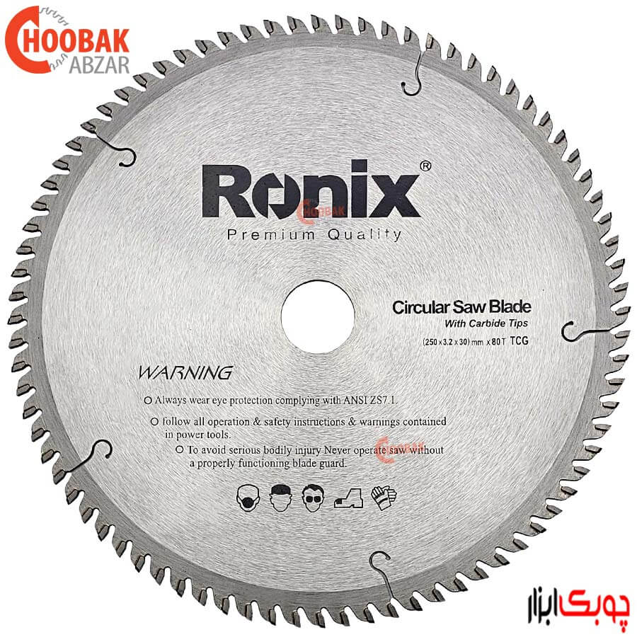 تیغ اره MDF بر سوپر 250*80 رونیکس مدل RH-5112