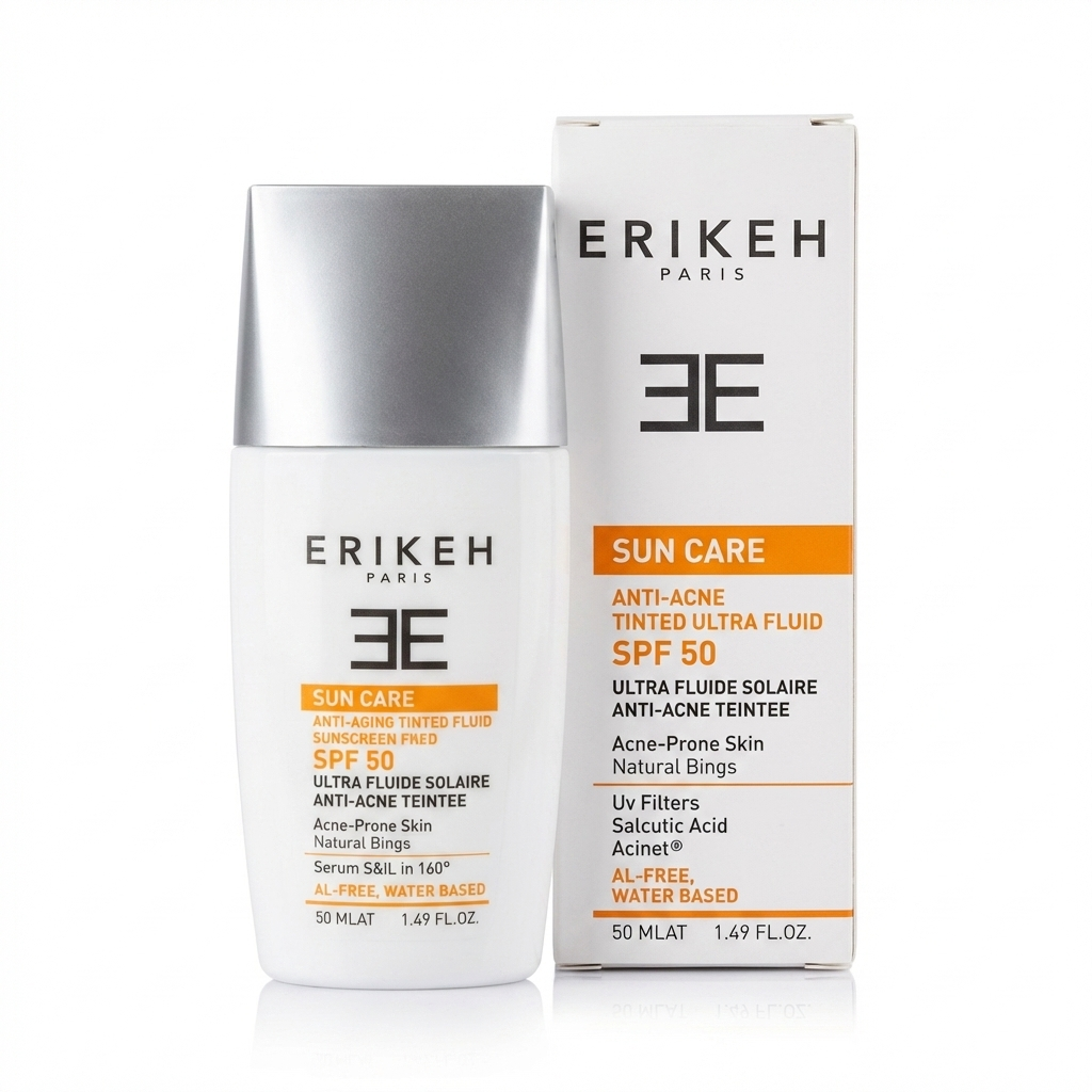 فلوئید ضد آفتاب اریکه SPF50 بژ طبیعی
