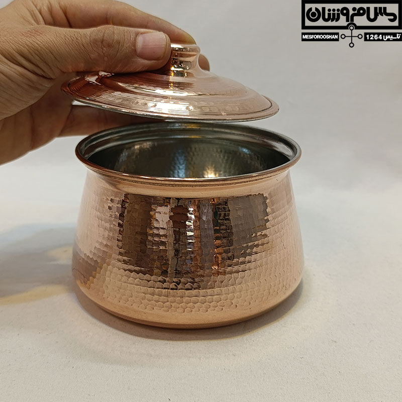 دیگچه مسی سیسمونی سایز 2 مدل تالاک