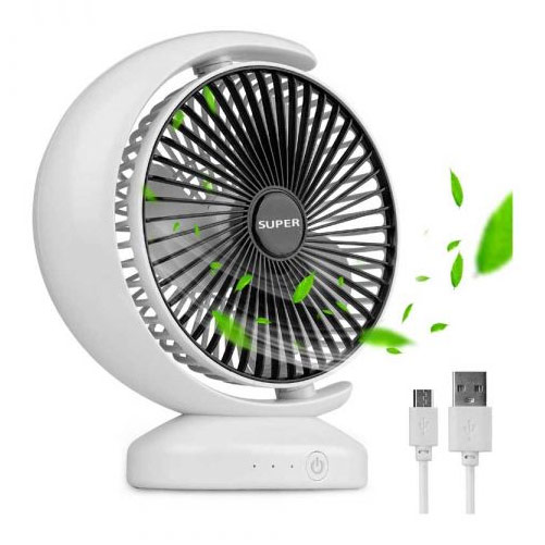 پنکه شارژی رومیزی مدل Super model rechargeable desktop fan