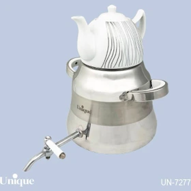 کتری قوری 5 لیتر شیر دار استیل یونیک کد UN-7277