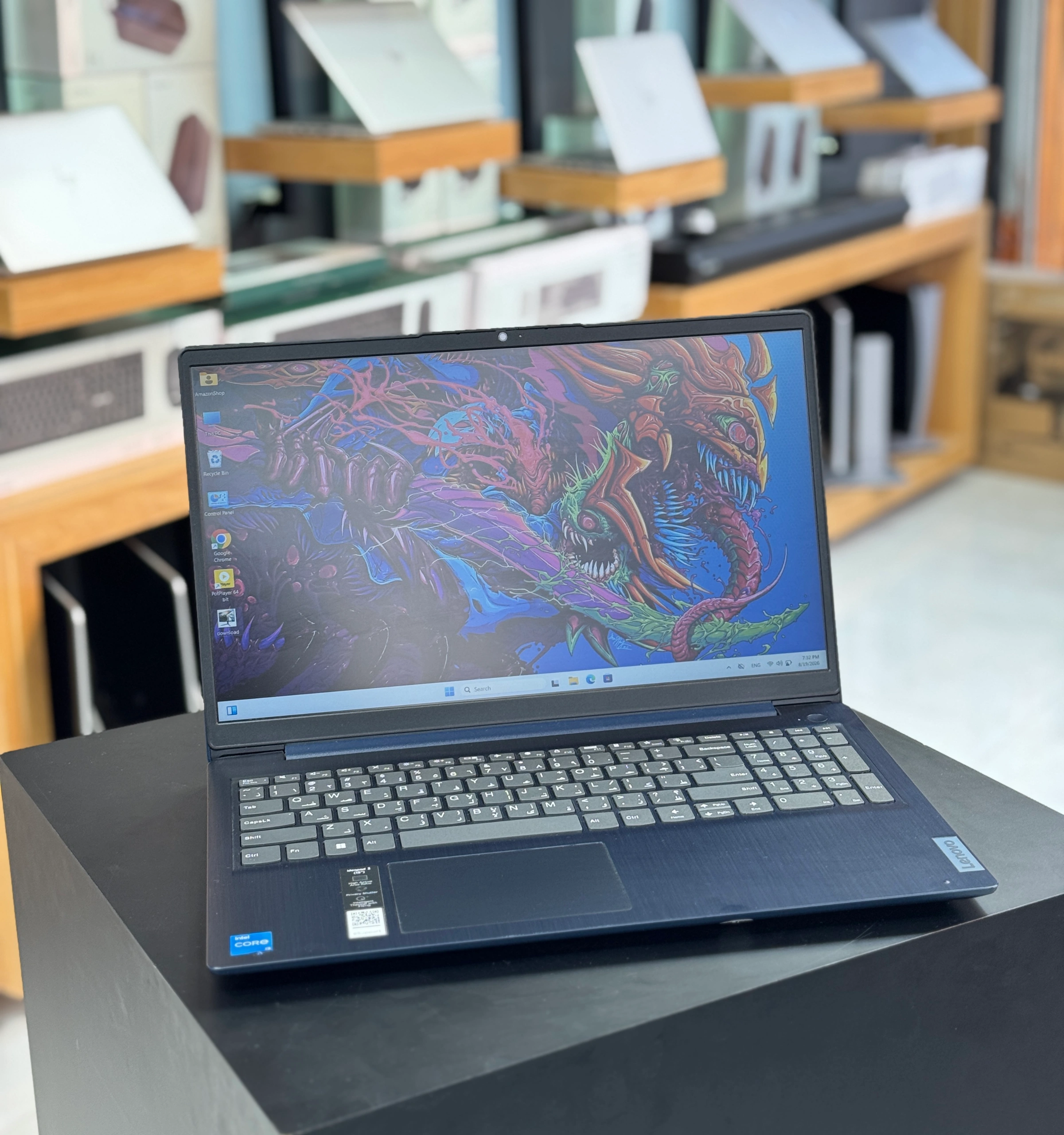 لپ تاپ لنوو مدل Ideapad3 core i3 1115G4 8GB 512GB SSD INTEL