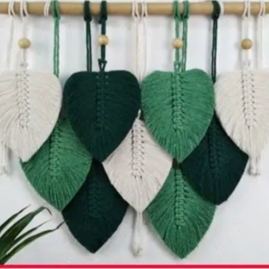 آویز دیوارکوب مکرومه شیک