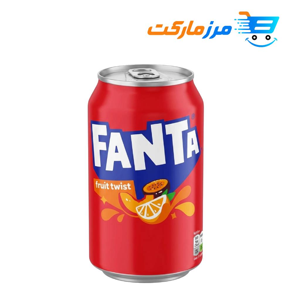 نوشابه فانتا طعم میوه ای حجم 330میلی لیتر