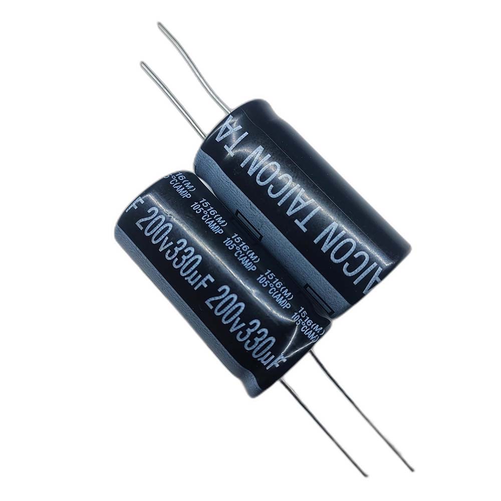 خازن الکترولیتی 200V / 330UF | TAICON P(AM) 18mmx36.5mm