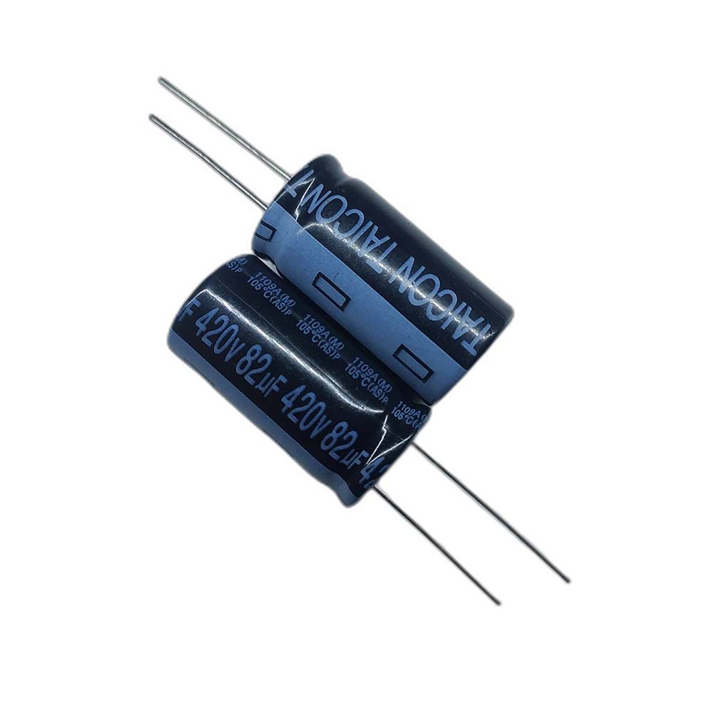 خازن الکترولیتی 420V / 82UF | TAICON mix 16mmx31mm