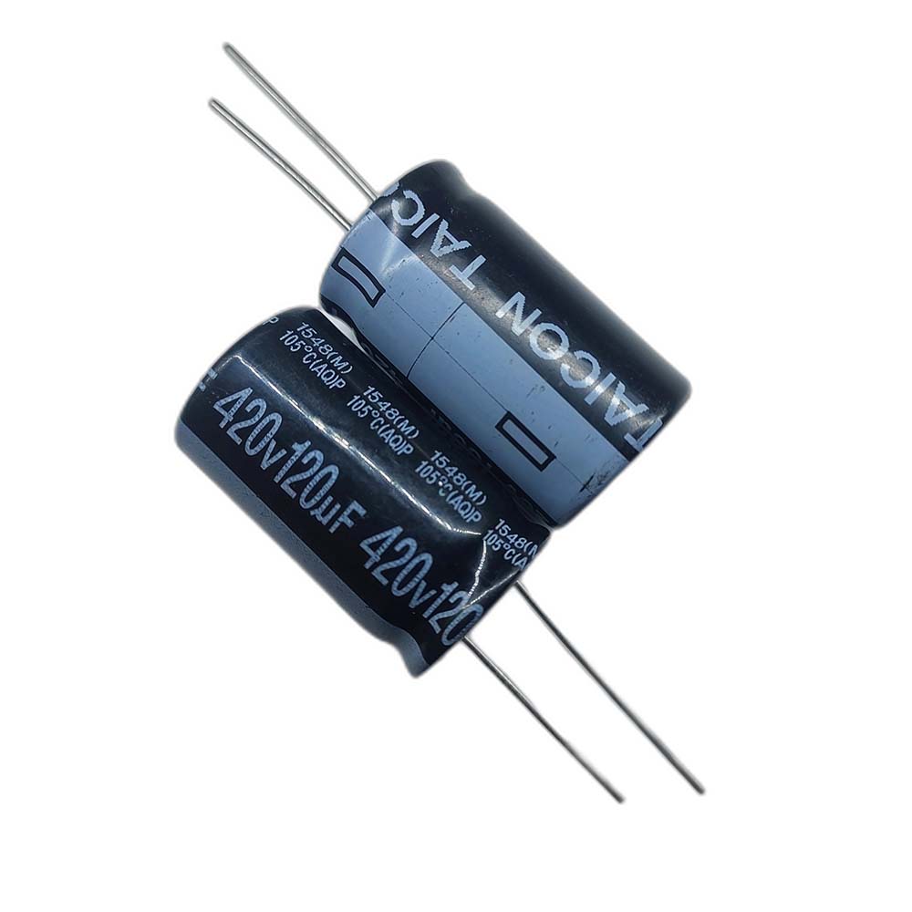 خازن الکترولیتی 420V / 120UF | TAICON mix 18mmx31mm