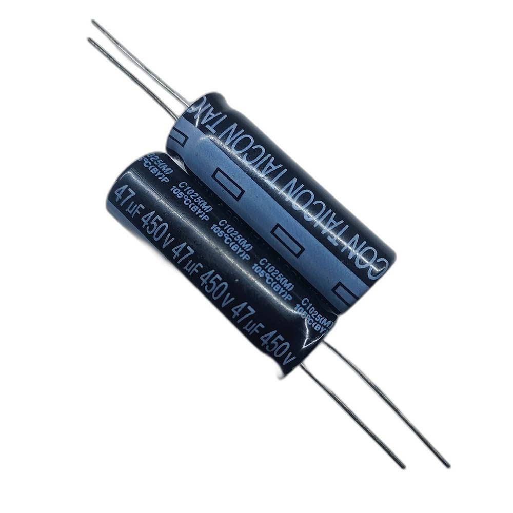 خازن الکترولیتی 450V / 47UF | TAICON P(BY) 12.5mmx37mm