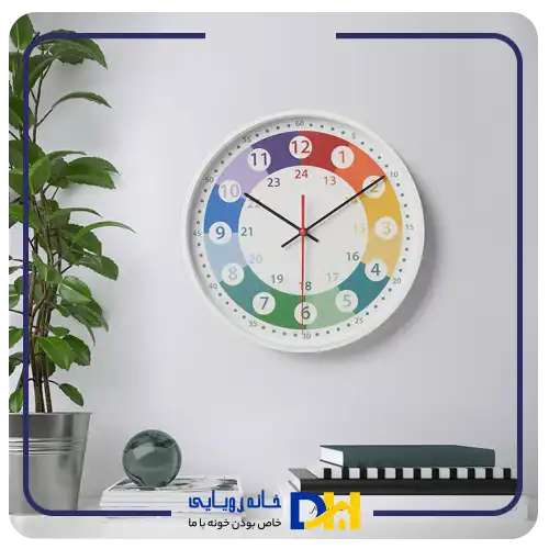 ساعت دیواری رنگی ایکیا KORVTRAD