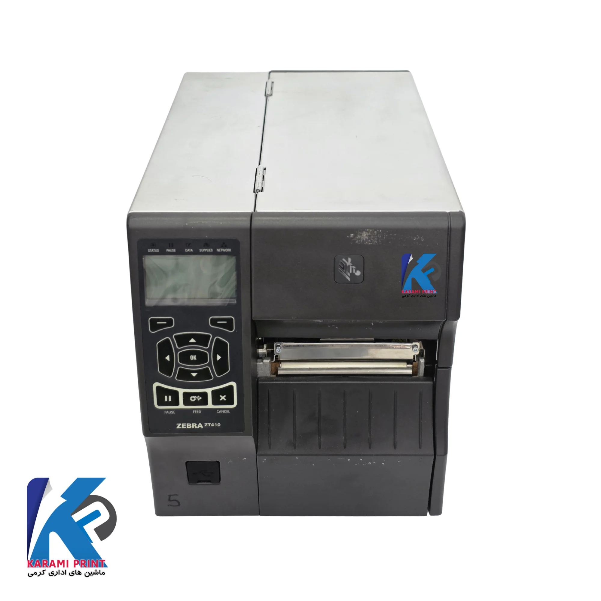 لیبل زن صنعتی استوک زبرا مدل Zt410