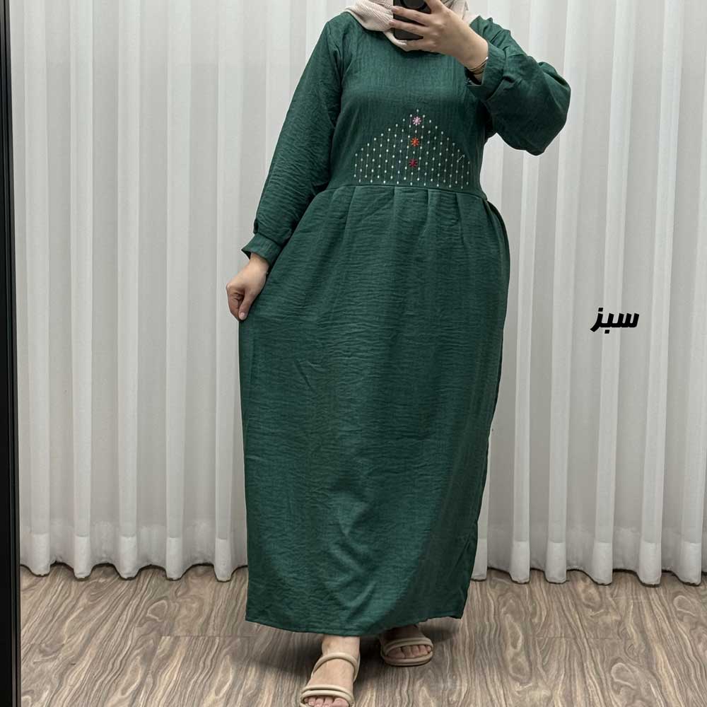 پیراهن ساحلی زنانه صوفیا گلدوزی مدل آلنای کد R2052