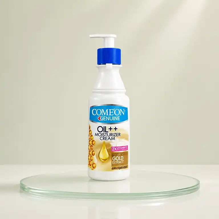 کرم مرطوب کننده پمپی کامان مناسب پوست های خیلی خشک 400ml