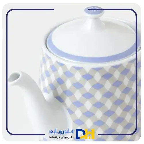قوری چینی طرحدار ایکیا GOKVALLA