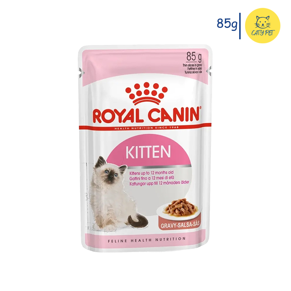 پوچ بچه گربه رویال کنین Kitten Gravy وزن 85 گرم